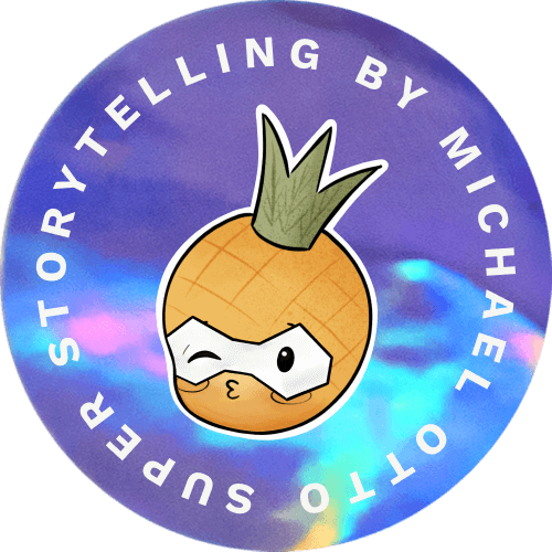 Super Storytelling by Michael Otto Logo